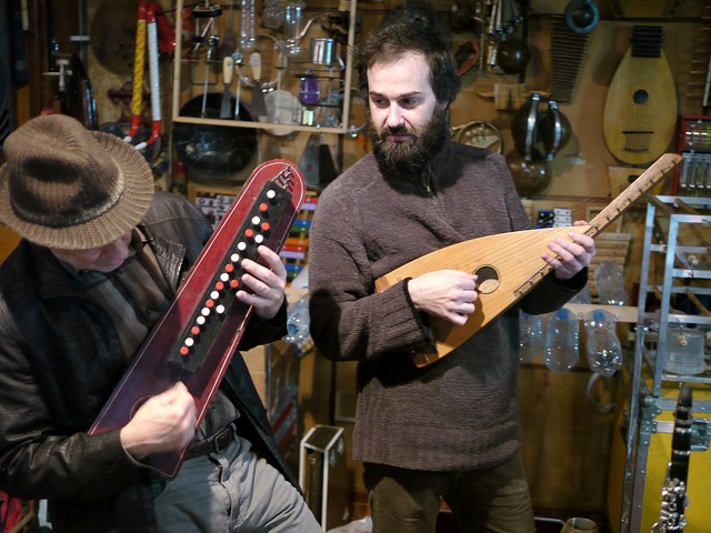Paweł Romańczuk of Male Instrumenty (Small Instruments), Photo by Christine Southworth