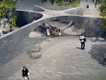 Höweler + Yoon Architecture LLP, MIT Sean Collier Memorial, 2015. Image courtesy of MIT Architecture.