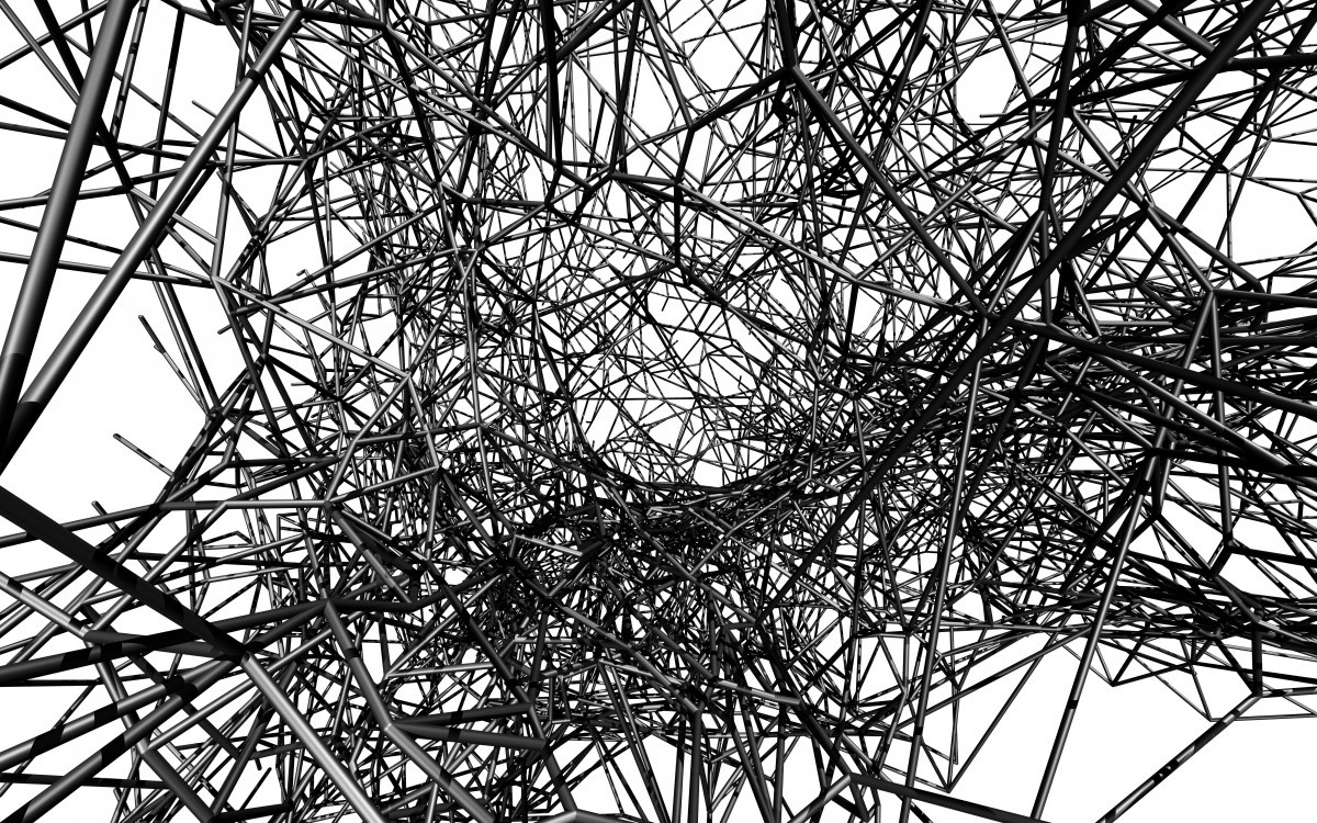 Markus Buehler’s Network Model. Photo: Dr. Zhao Qin at Civil, MIT. 
