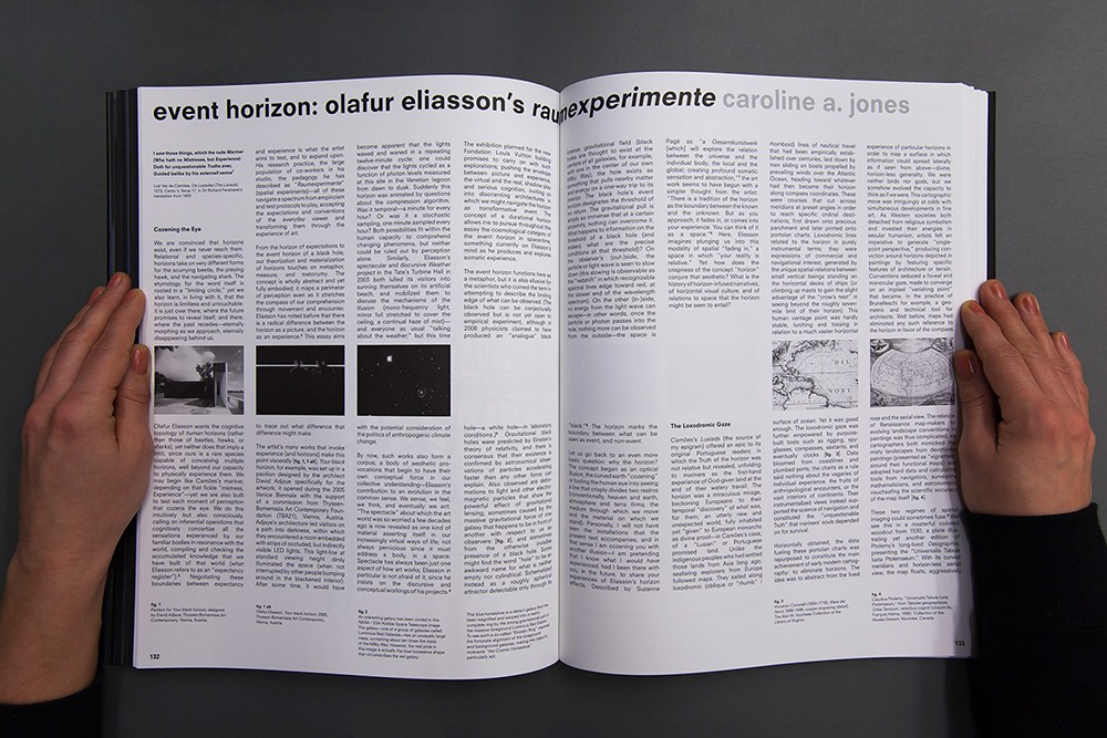 Olafur Eliasson: Contact, exhibition catalogue. Photo: © 2014 Studio Olafur Eliasson.