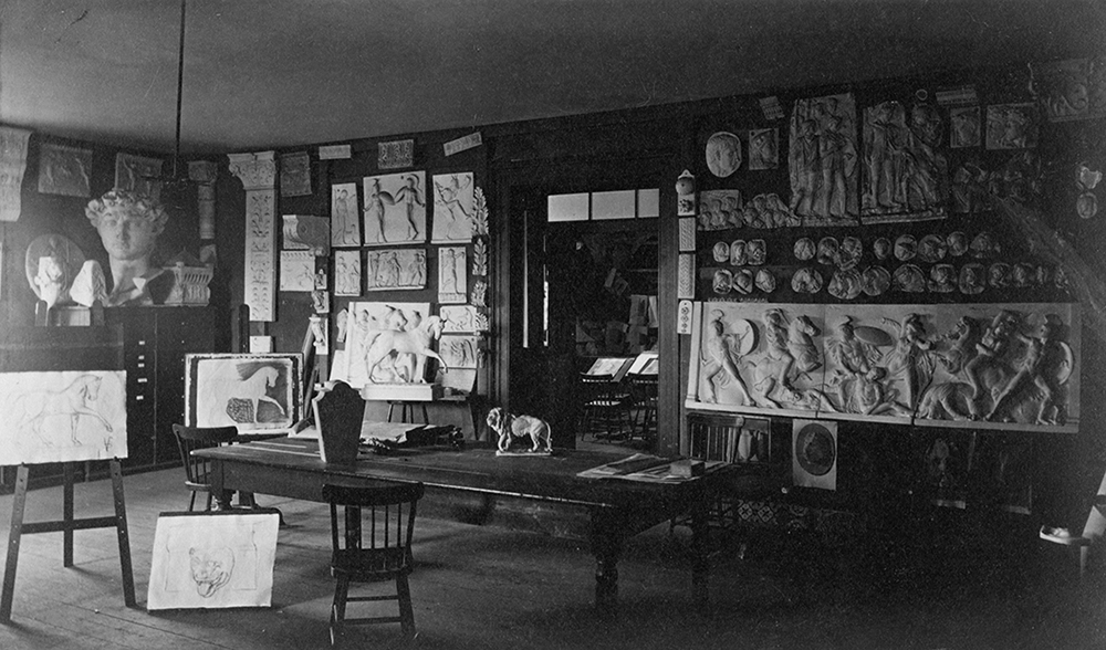 MIT Architecture Drawing Studio in the Rogers Building. Photo: Courtesy of the MIT Museum.