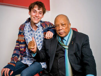 Jacob Collier and Quincy Jones. Courtesy of the artist.