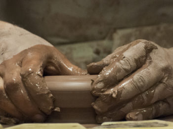 MIT Arts Studios: Ceramics. Credit: Jason Pastorello.