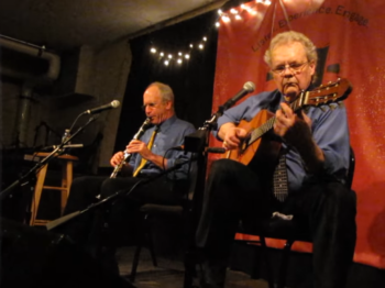 Billy Novick and Guy Van Duser, "Stompin at the Savoy," 2014. Live at Club Passim, Cambridge, MA>