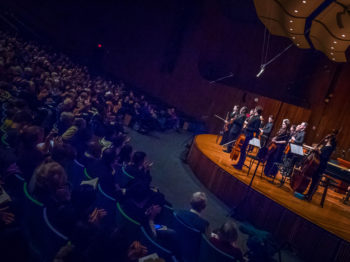 Marcus Thompson's Faculty Recital with Bill Cutter, Elena Ruehr and Evan Ziporyn. Credit: L Barry Hetherington/MIT.