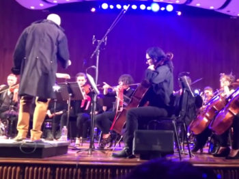 Evan Ziporyn conducts The Ambient Orchestra in David Bowie's Blackstar.