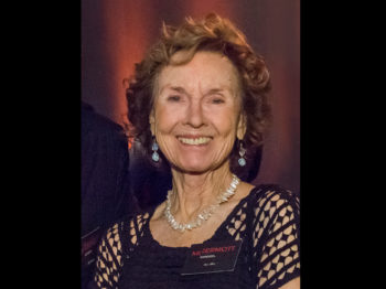 Portrait of Ann Allen at the 2016 Eugene McDermott Award in the Arts at MIT Gala.Image credit: L. Barry Heatherington.