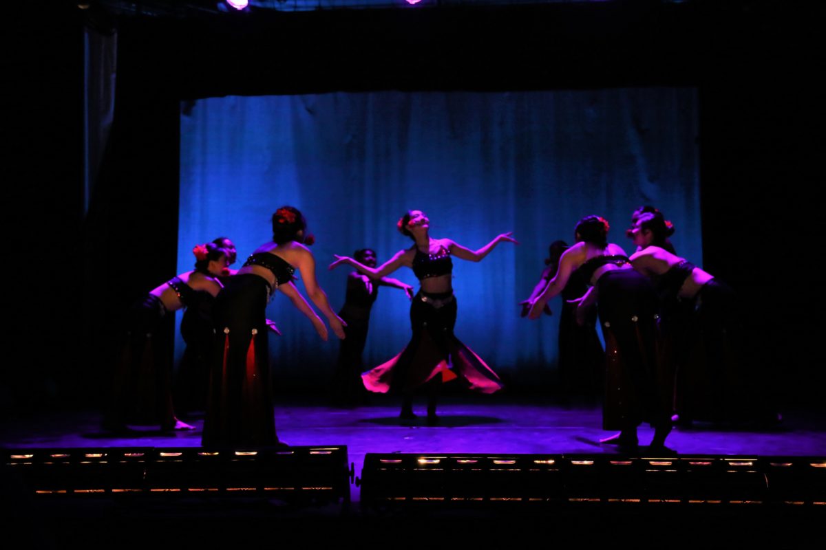Group of dancers on stage