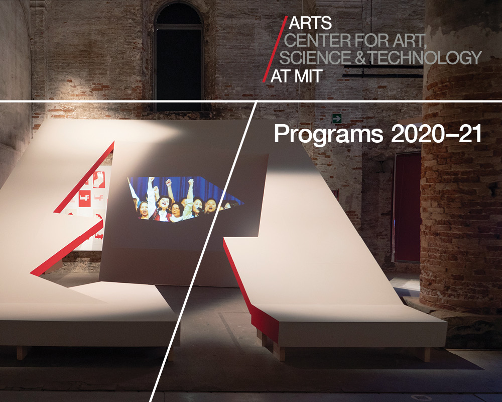 Open Collectives, an immersive installation featuring digital platforms and architectural projects, exhibited at the 2021 Venice Architecture Biennale.