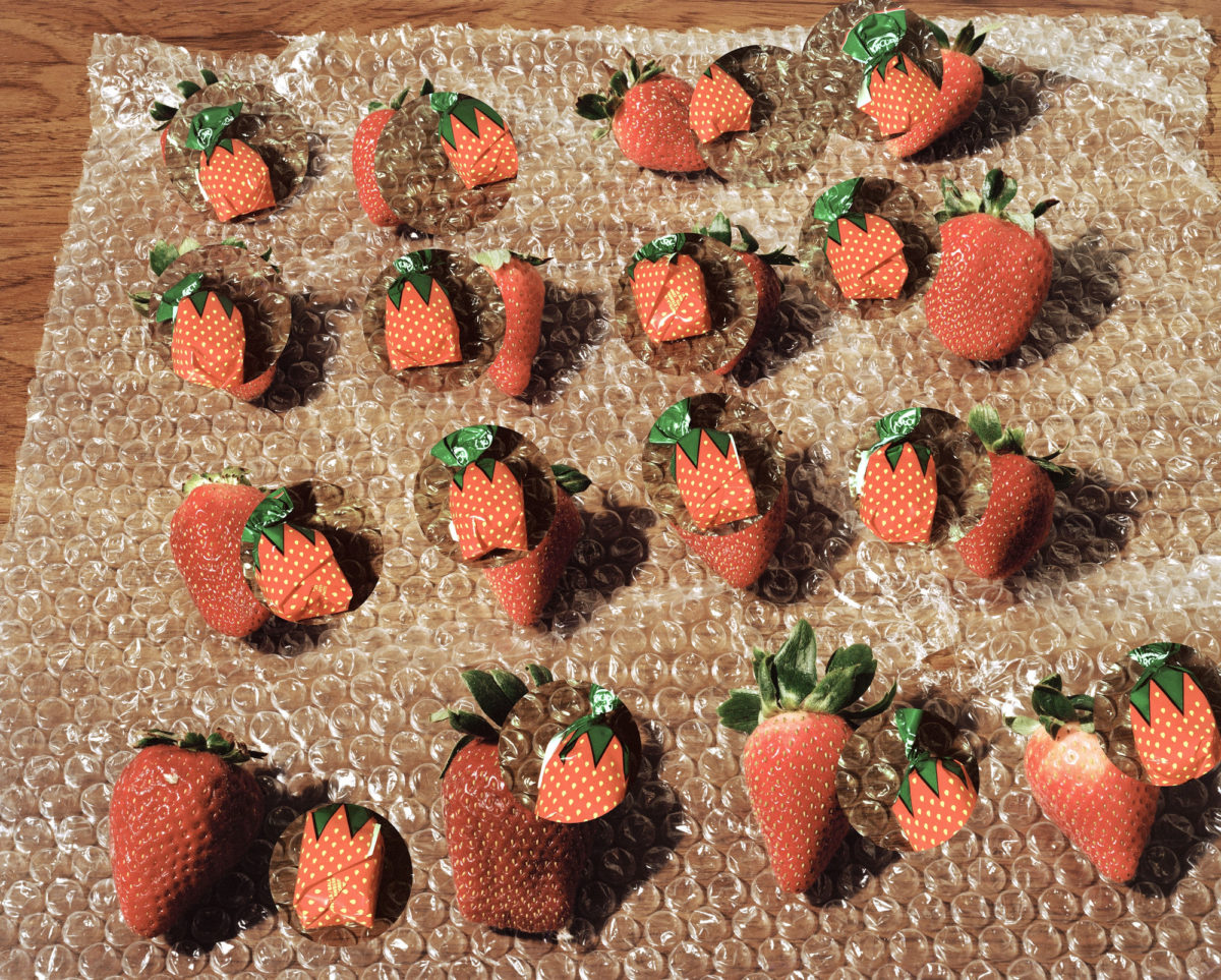 Lucas Blalock, Strawberries (Fresh Forever), 2014. Image: Public Domain.