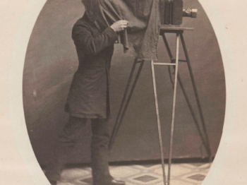 Anonymous, [Studio Photographer at Work], c. 1855